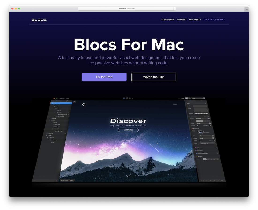 best website design software for mac 2017